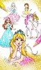 Princess Coloring Book Glitter screenshot 9