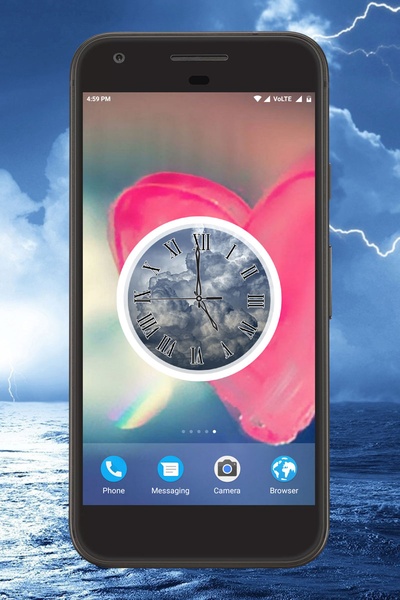Cloud Clock Live Wallpaper - Preview 5