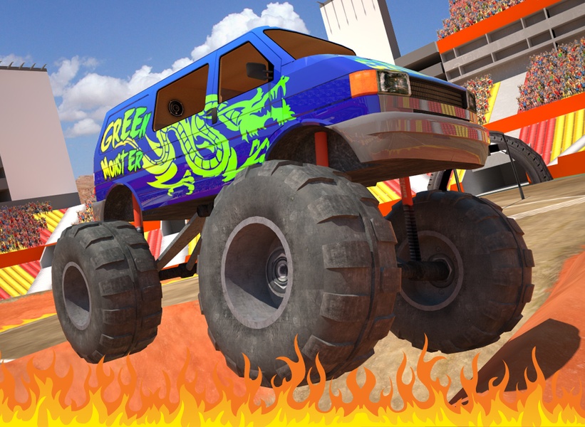Crazy Driver Monster Truck 3D - Preview 10