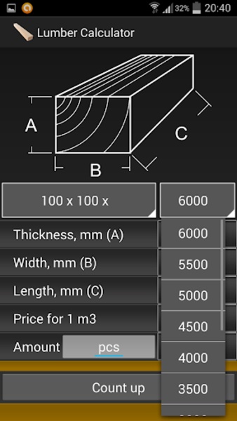 Lumber Calculator - Preview 19
