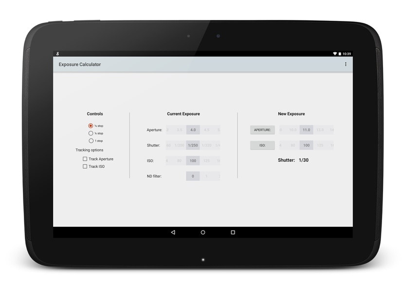 Exposure Calculator - Preview 17
