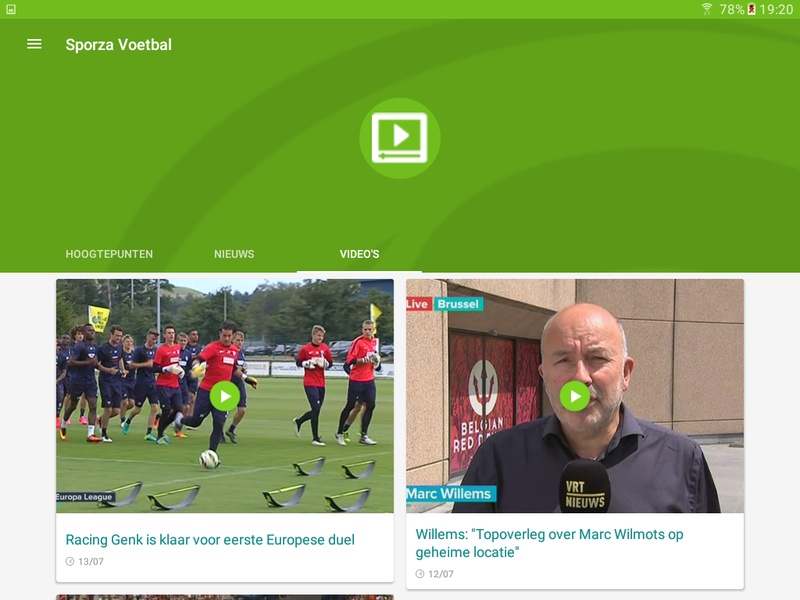 Sporza Voetbal - Preview 6