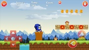 bleu hedgehog Runner Dash screenshot 1
