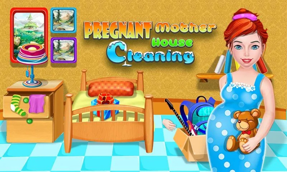 Pregnant Mother House Cleaning - Preview 7