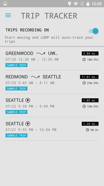Trip Tracker - Preview 4