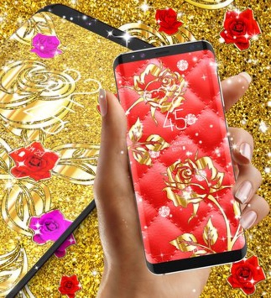 Gold rose live wallpaper - Preview 5