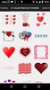 Valentine's day photo stickers screenshot 4