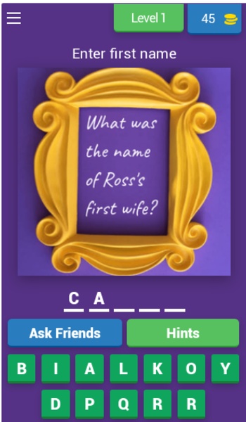 Friends Quiz - Preview 1