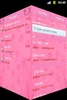 Pink 2 GO SMS PRO Theme screenshot 1