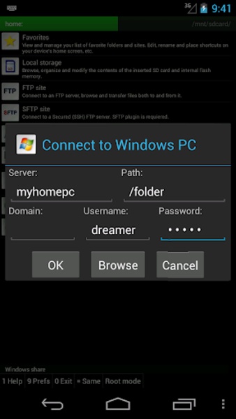 Ghost Commander - Samba plugin - Preview 3