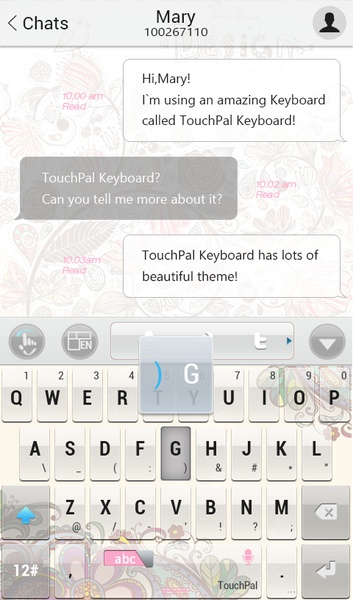 Multicolor World TouchPal Theme - Preview 2