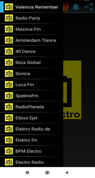 Radio Electro Music Tuner Free Apps - Preview 3