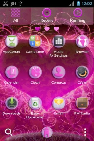 GO Launcher EX Themes Hearts - Preview 4