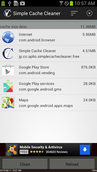 Simple Cache Cleaner - Preview 2