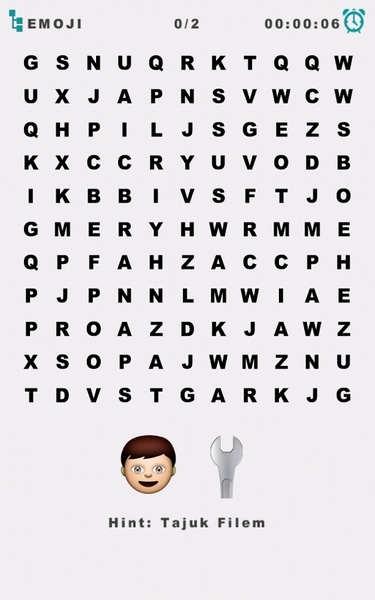 Word Search Malay - Preview 2