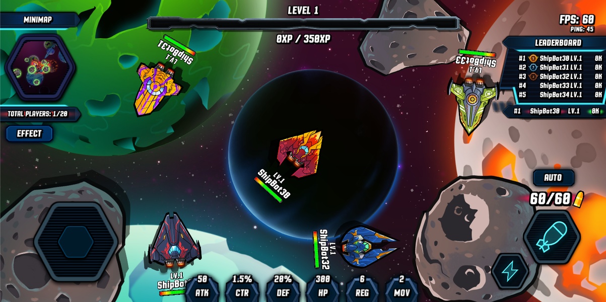 Spaceship Fighter Online - Preview 2