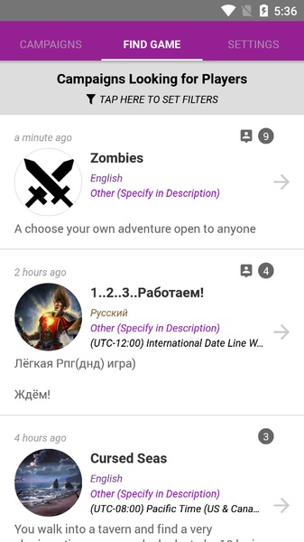 mRPG - Jogue RPG no celular – Apps no Google Play