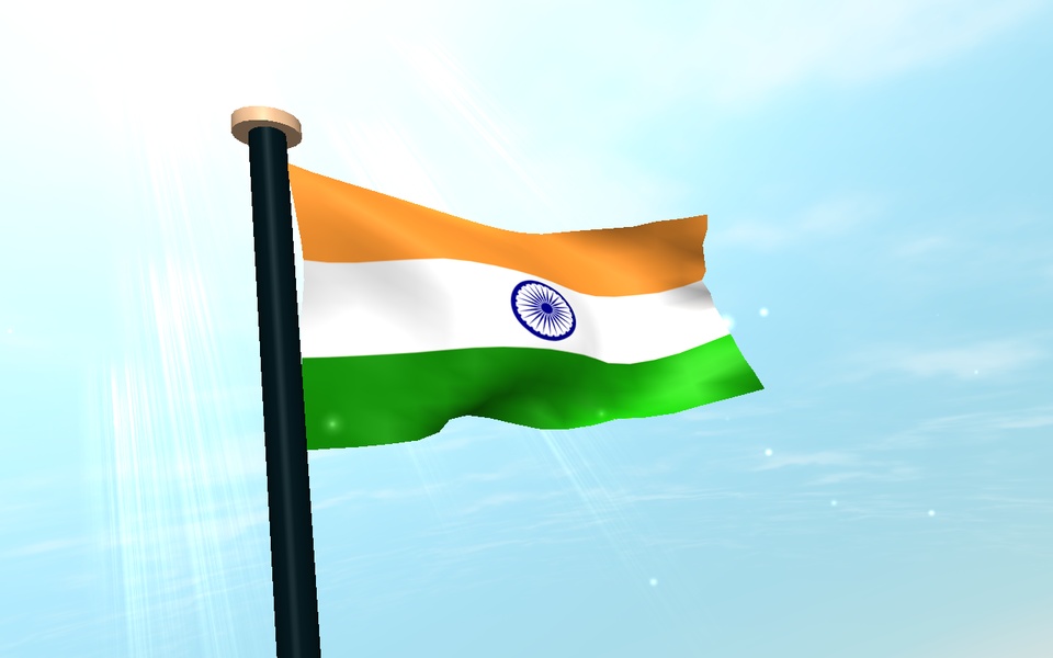 India Flag 3D Free - Preview 7