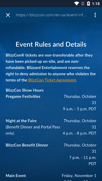 BlizzCon Mobile - Preview 6