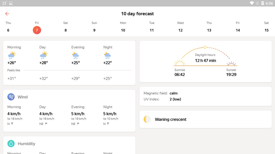 Yandex.Weather - Preview 3