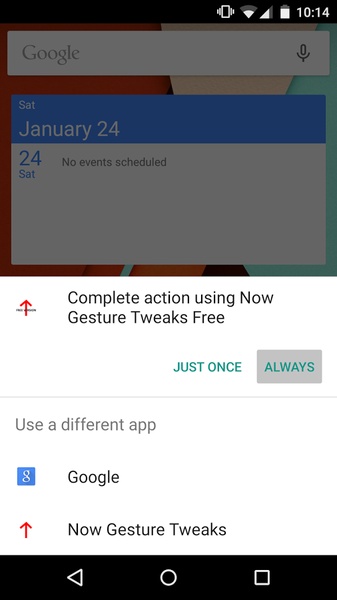 Now Gesture Tweaks Free - Preview 2