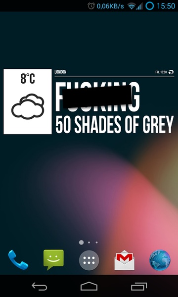 Grumpy Weather Widget - Preview 3