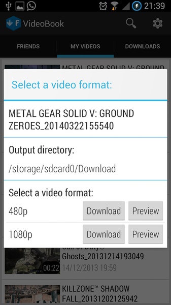 FaceVideo Video Downloader - Preview 4