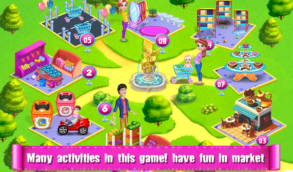 Kids Supermarket Shopping Game - Preview 1