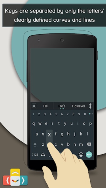 ai.type Lollipop dark Keyboard - Preview 4