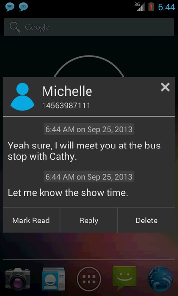 Messaging popup settings - Preview 2