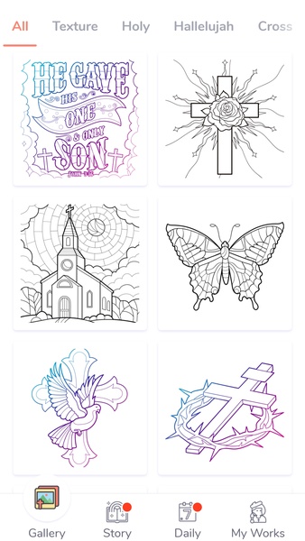 Bible Coloring - Preview 2