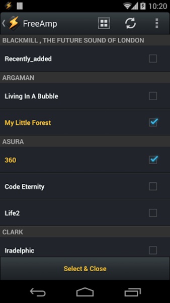 FreeMp (Free Audio Player) - Preview 3