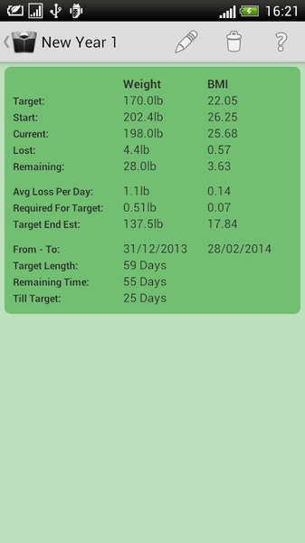 Weight Loss Tracker - Preview 1
