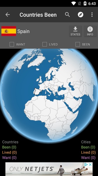 Countries Been - Preview 1