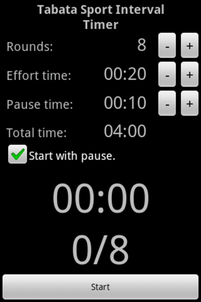 Tabata Sport Interval Timer - Preview 3