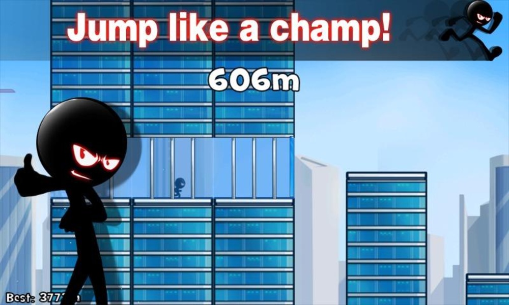 Stickman Roof Running - Preview 2