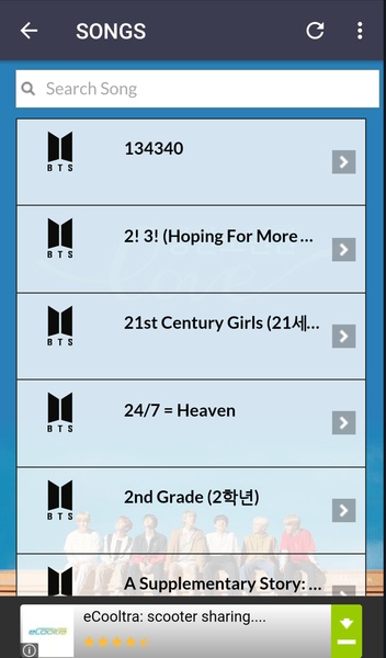 BTS Lyrics - Preview 3