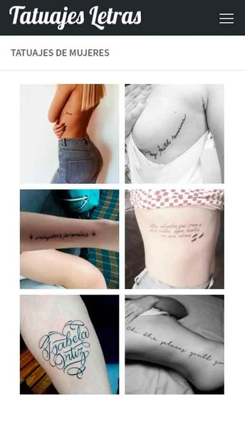 Tatuajes de Letras - Preview 2