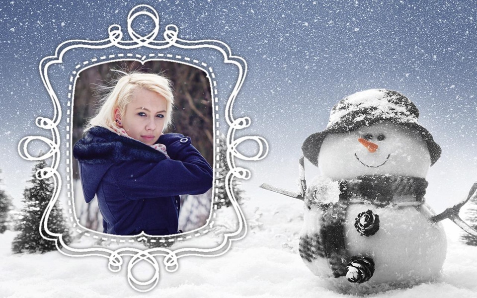 Winter Photo Frames - Preview 1