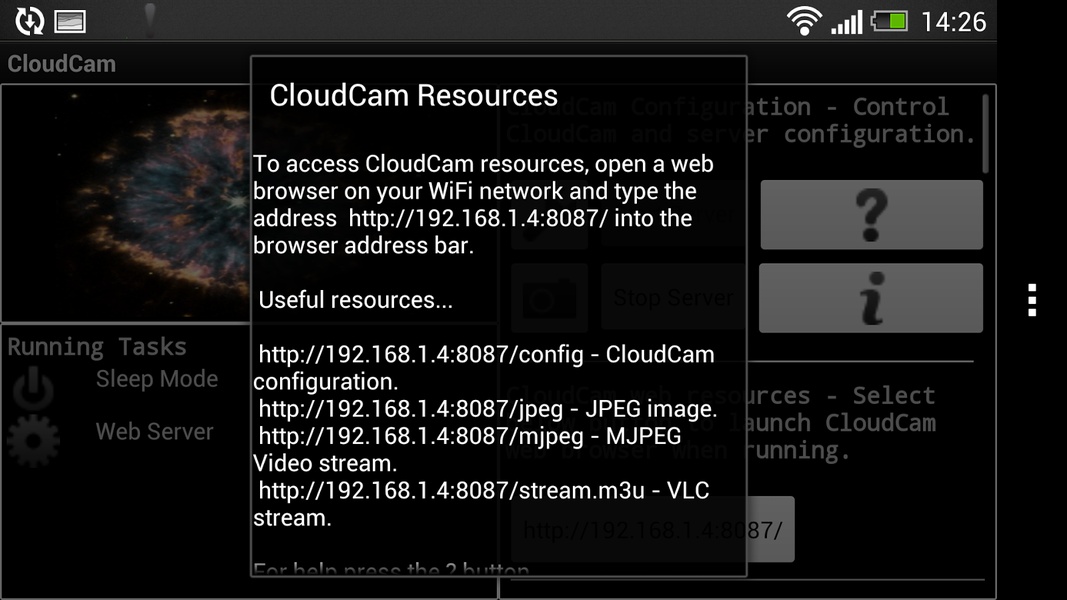 CloudCamDemo - Preview 5