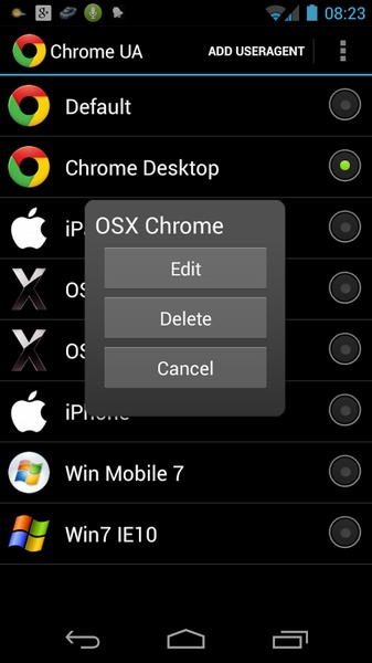 Chrome UA - Preview 5