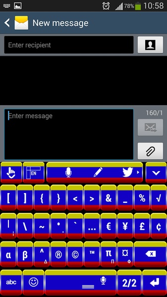 Colombia Keyboard Theme - Preview 5