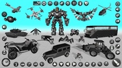 Flying Hawk Robot Car Game screenshot 3