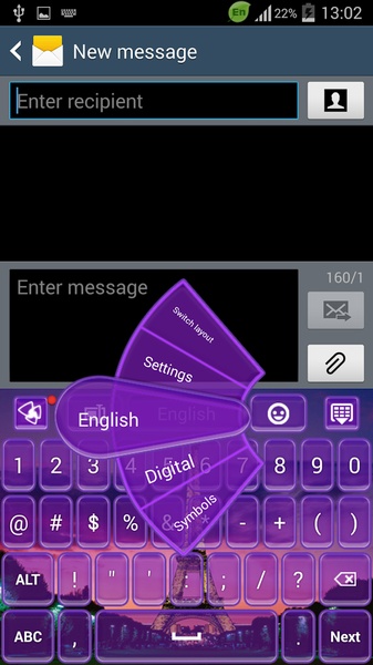 GO Keyboard Paris - Preview 4