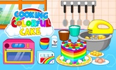 Cooking Colorful Cake screenshot 1