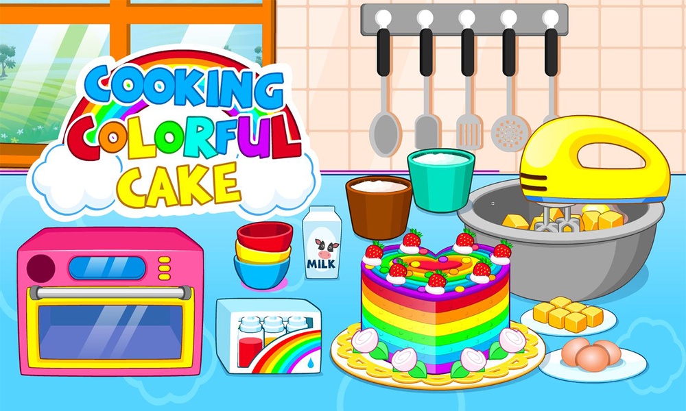 Cooking Colorful Cake - Preview 1