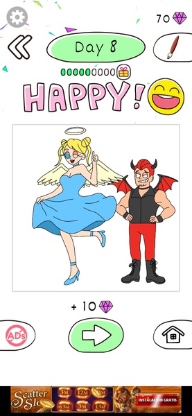 Draw Happy Angel - Preview 6