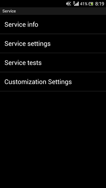 Xperia Service Menu - Preview 1