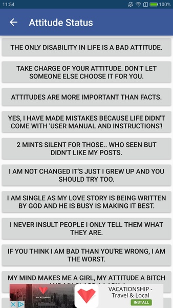 Best Status For Facebook - Preview 2