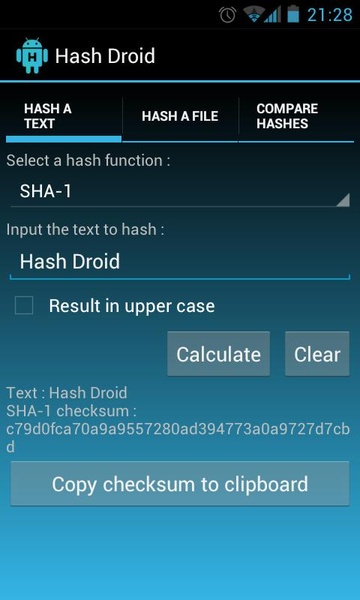 Hash Droid - Preview 5